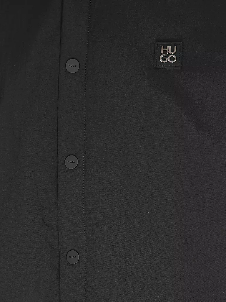 HUGO | Overshirt ELLIOSE | schwarz