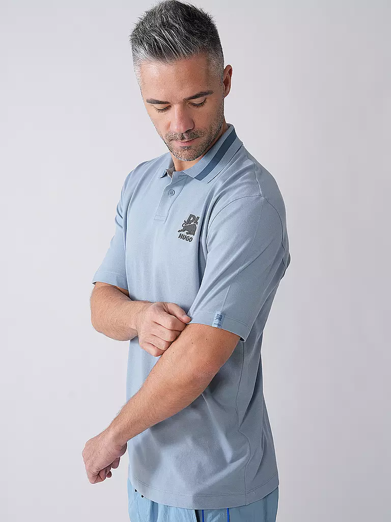 HUGO | Poloshirt HUGO x RB | blau