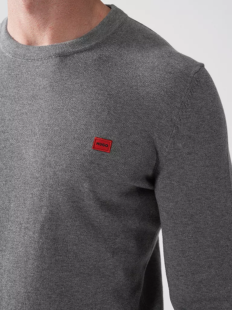 HUGO | Pullover SAN CASSIUS | grau