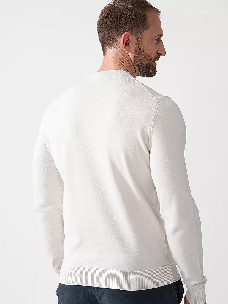 HUGO | Pullover SAN CASSIUS | weiss