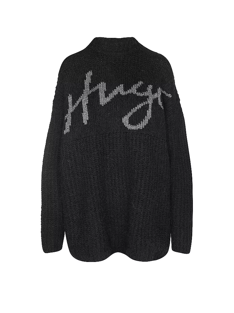 HUGO | Pullover SLOGUESSY | schwarz