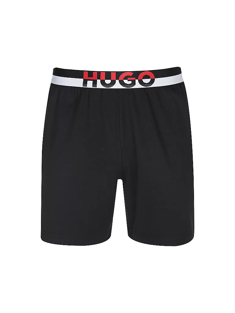 HUGO | Pyjamahose - Shorts AMSTERDAM | schwarz