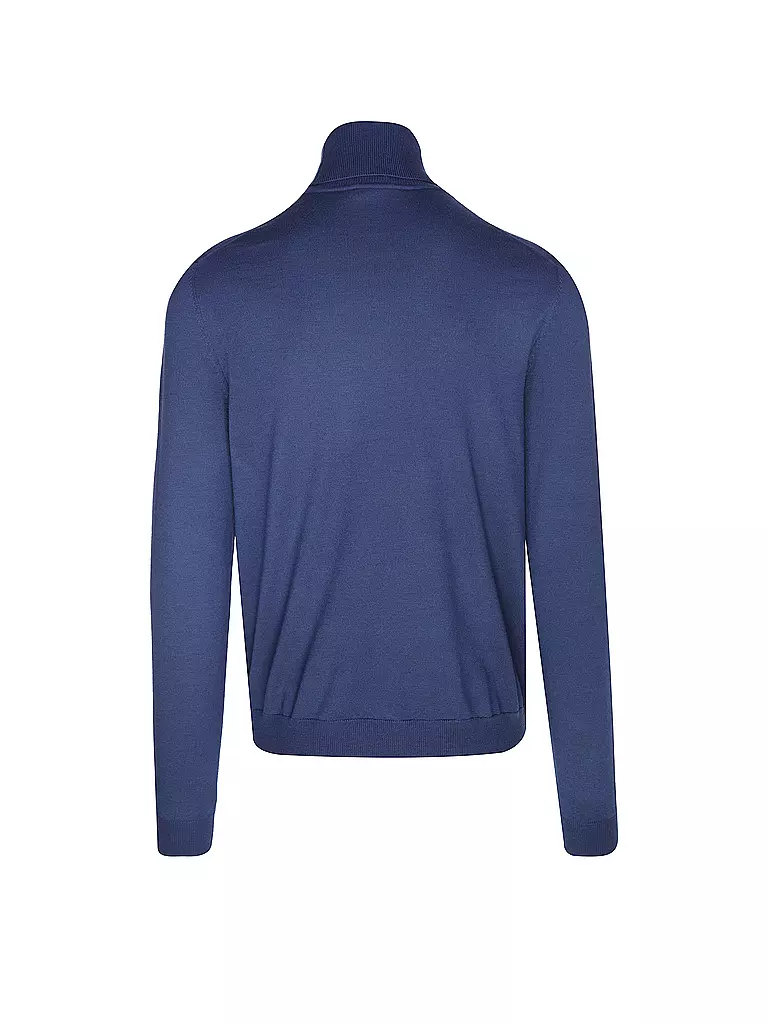 HUGO | Rollkragenpullover SAN THOMAS | blau