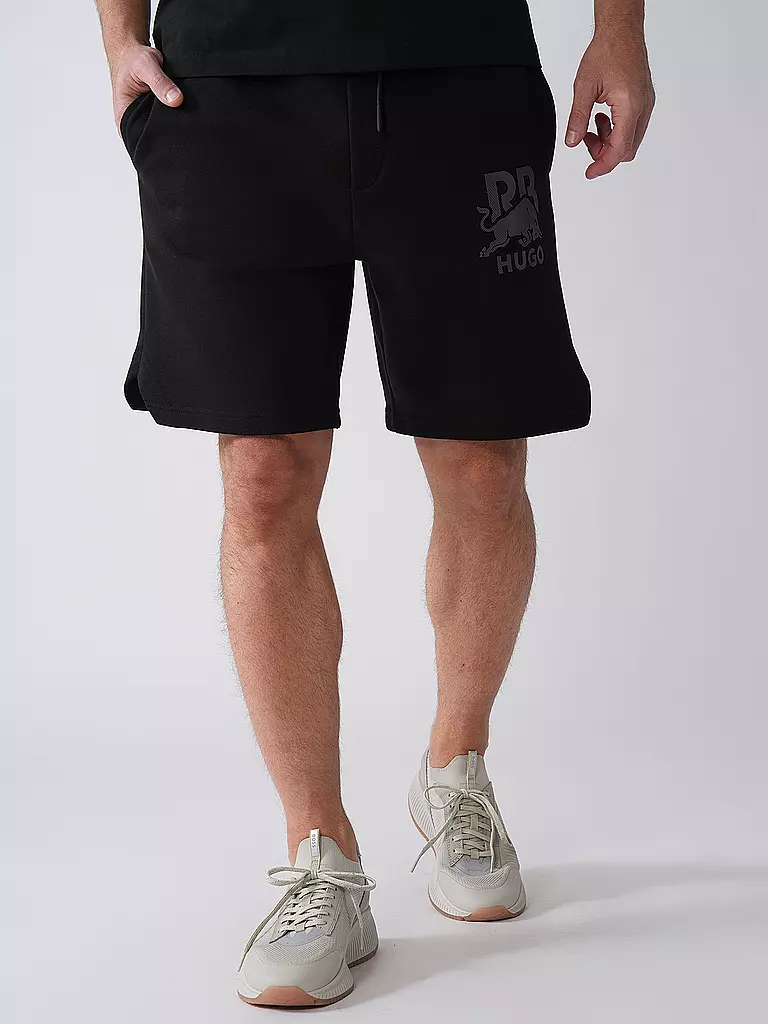 HUGO | Shorts HUGO x RB | schwarz