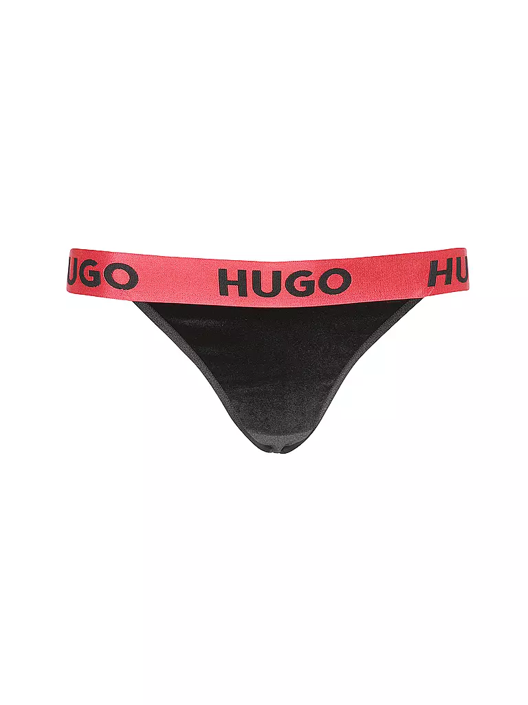 HUGO | String VELVET | schwarz