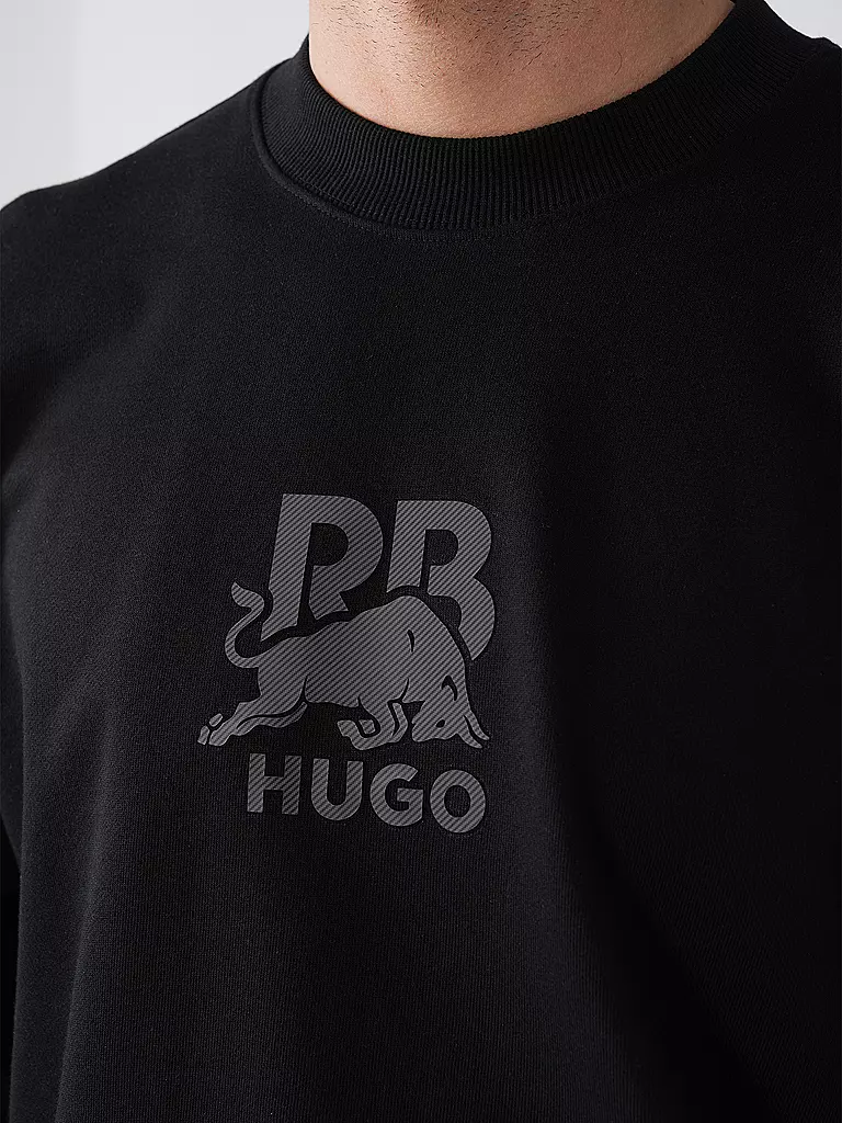 HUGO | Sweater HUGO x RB | schwarz