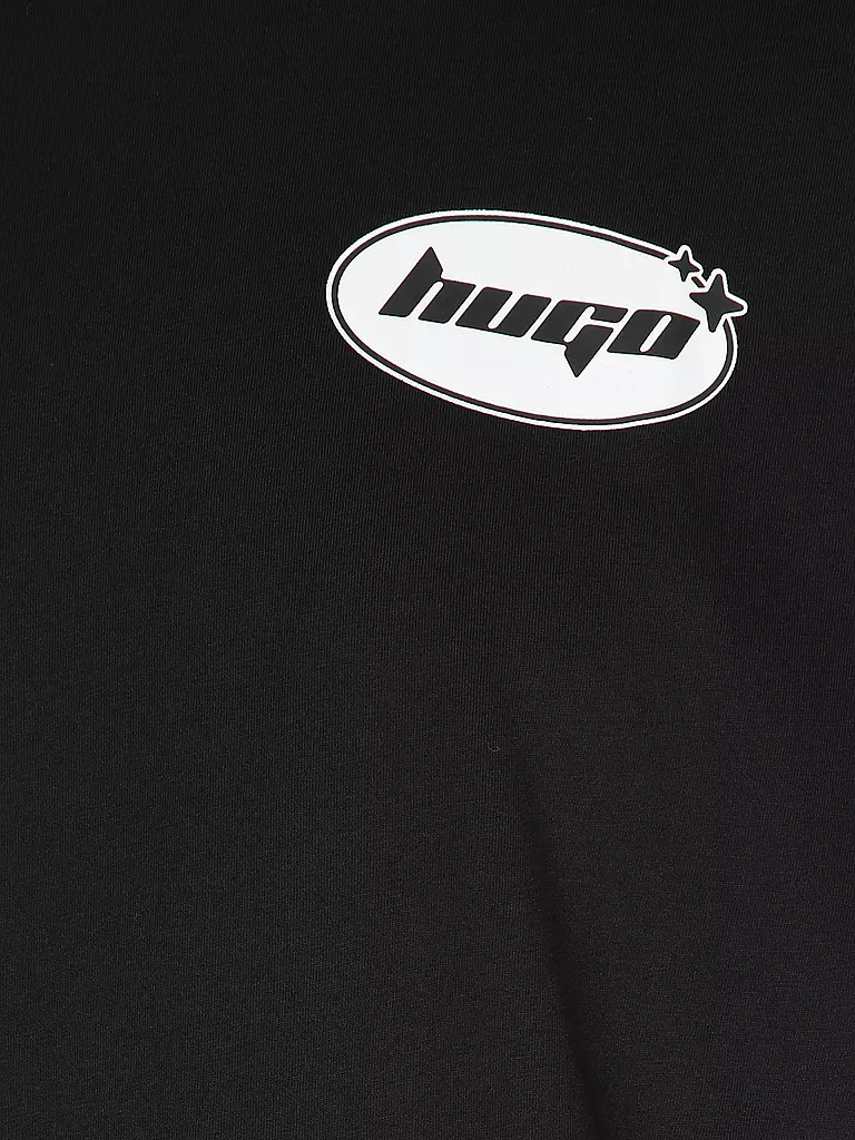 HUGO | T-Shirt  | schwarz