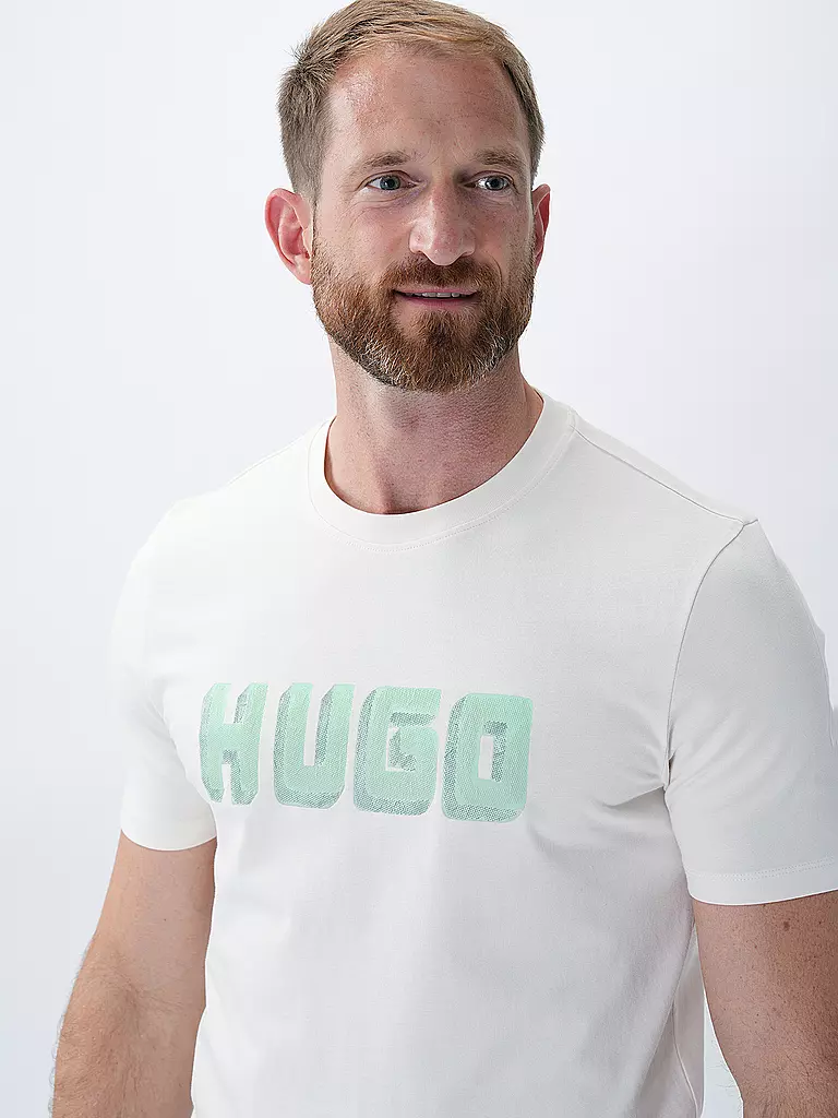 HUGO | T-Shirt DAQERIO | schwarz