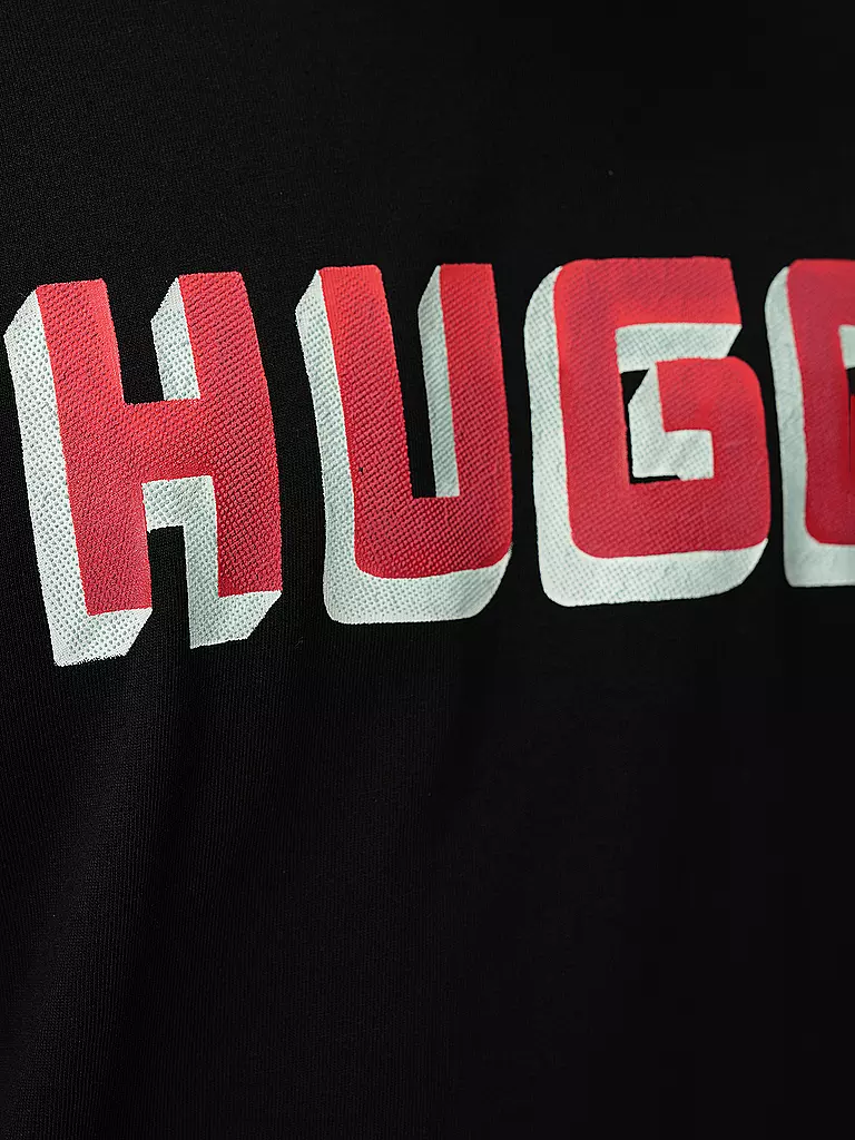 HUGO | T-Shirt DAQERIO | schwarz