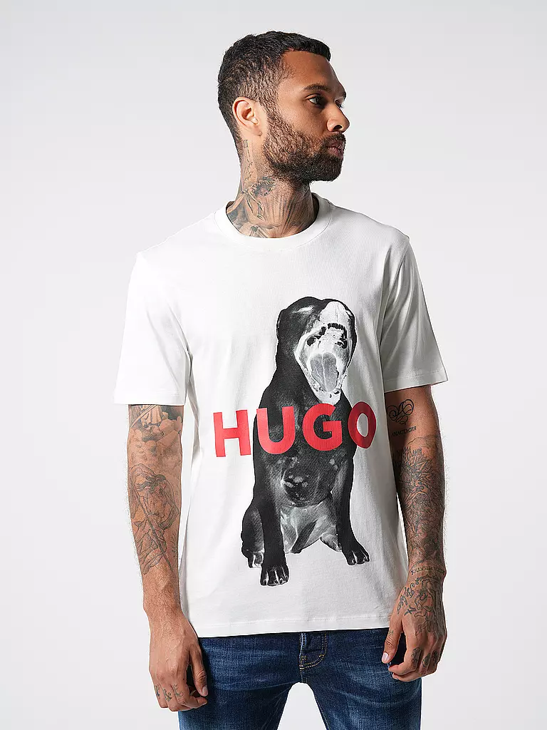 HUGO | T-Shirt DAYAKING | weiss