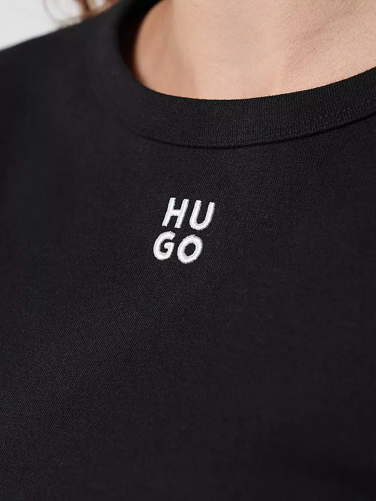 HUGO | T-Shirt DELORIS | schwarz