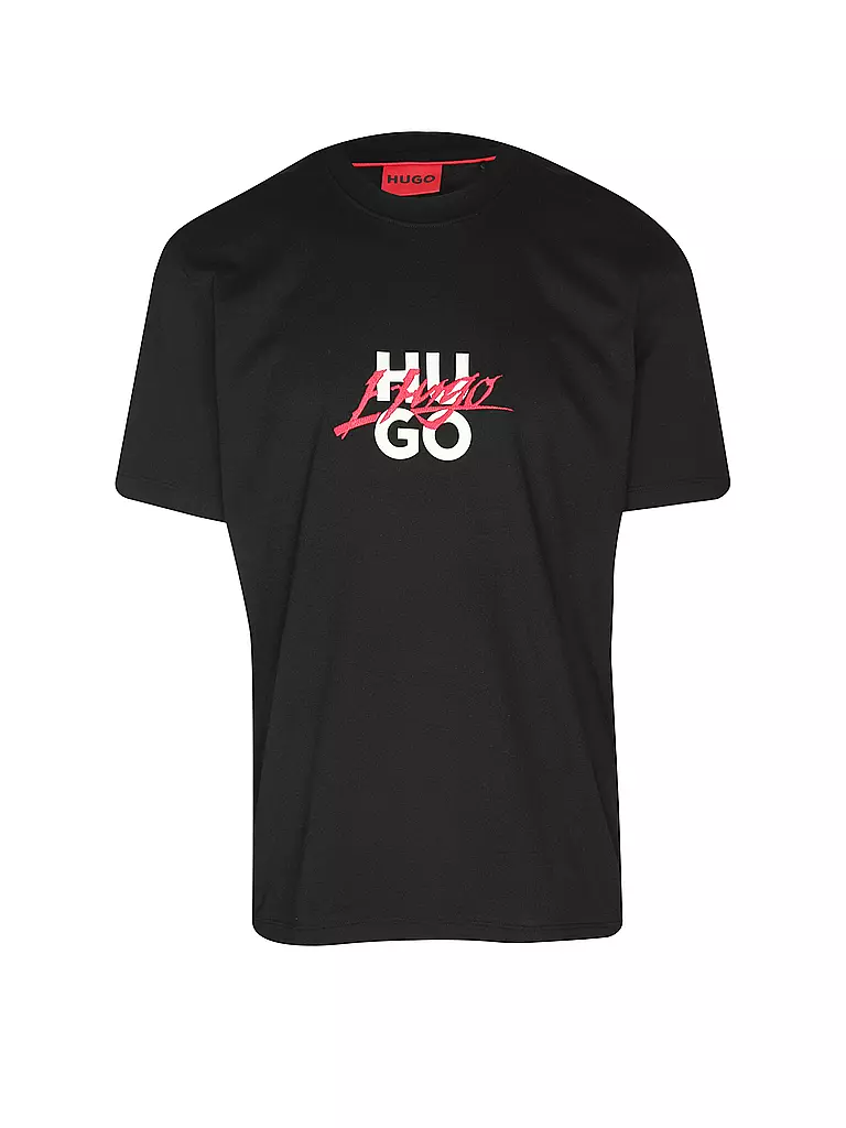 HUGO | T-Shirt DLONGNY | schwarz