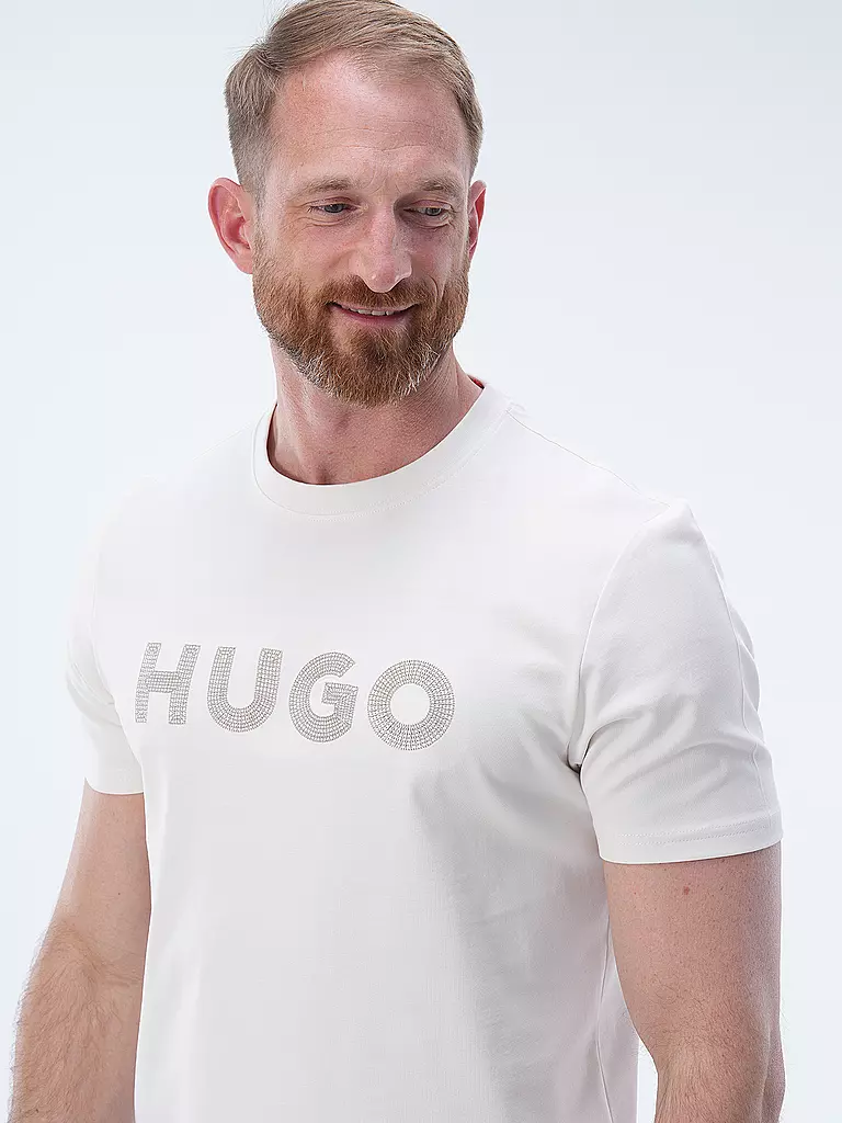 HUGO | T-Shirt DROCHET | weiss