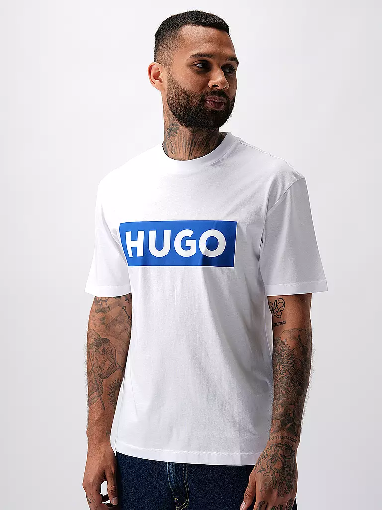 HUGO | T-Shirt NICO | weiss