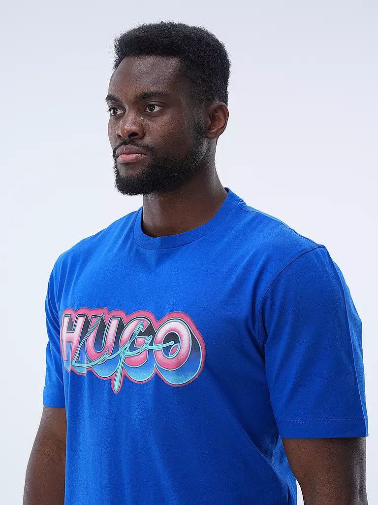 HUGO | T-Shirt NILLUMI | blau