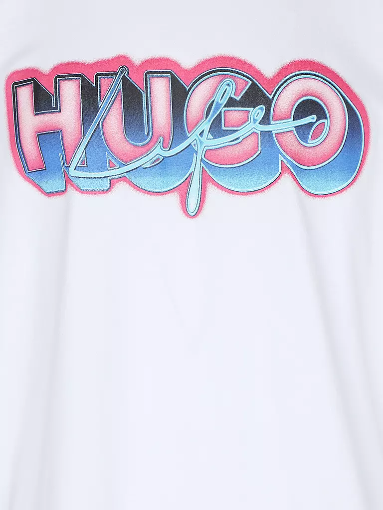 HUGO | T-Shirt NILLUMI | weiss