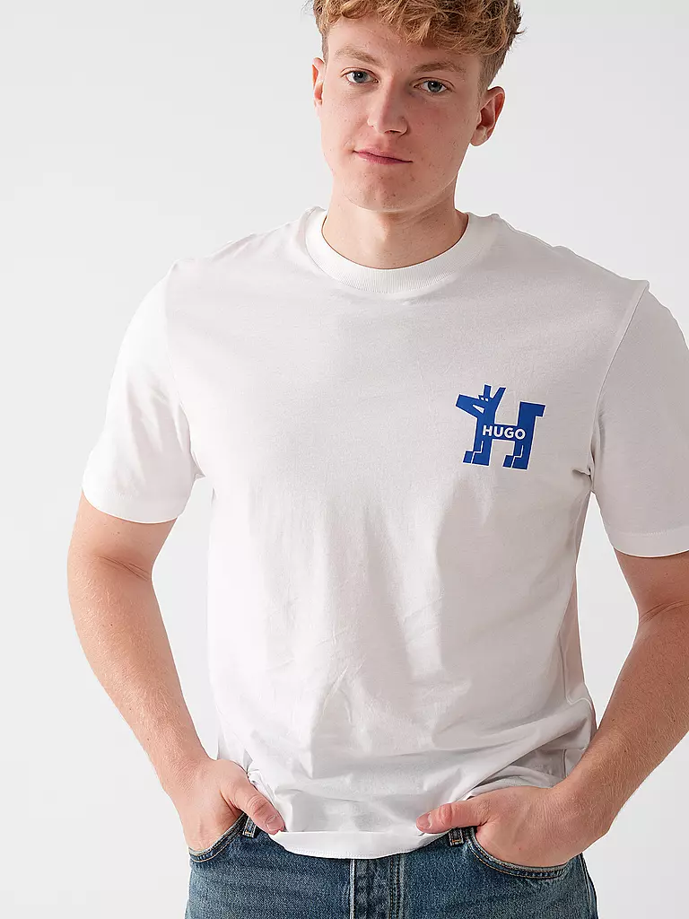 HUGO | T-Shirt NOLADOGG | weiss