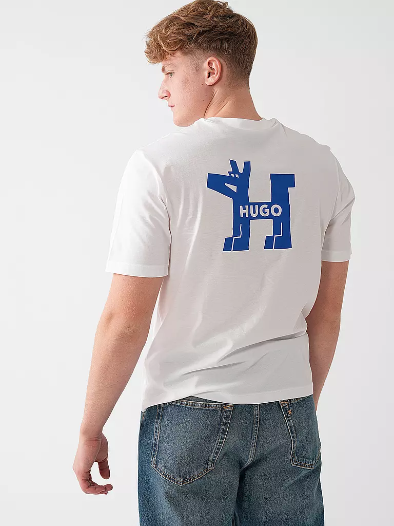 HUGO | T-Shirt NOLADOGG | weiss