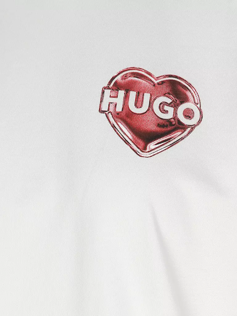 HUGO | T-Shirt VINTAGE | weiss