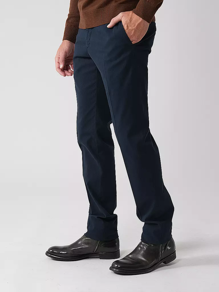 INCOTEX | Chino Slim Fit | dunkelblau