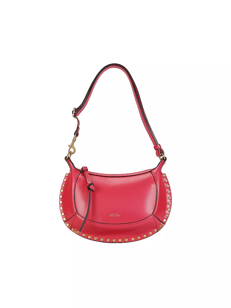 ISABEL MARANT | Ledertasche - Schultertasche OSKAN MOON | rot