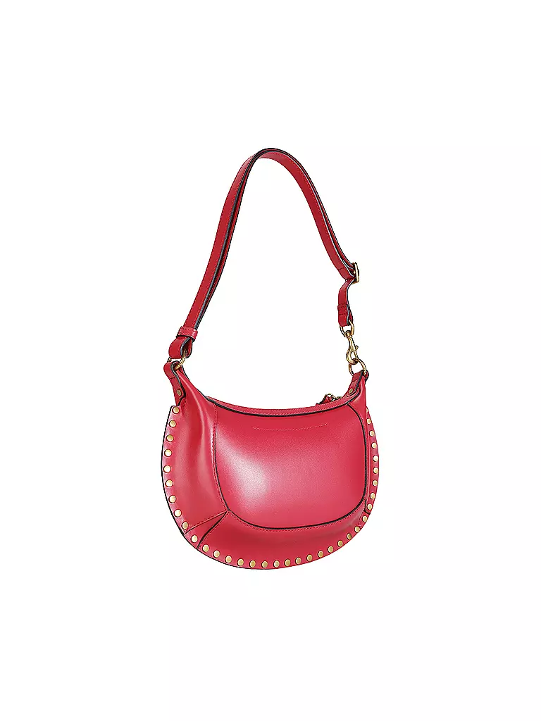 ISABEL MARANT | Ledertasche - Schultertasche OSKAN MOON | rot