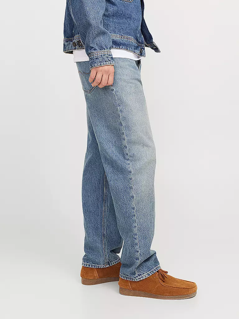 JACK & JONES | Jeans Baggy Fit JJIEDDIE JJIORIGINAL | blau