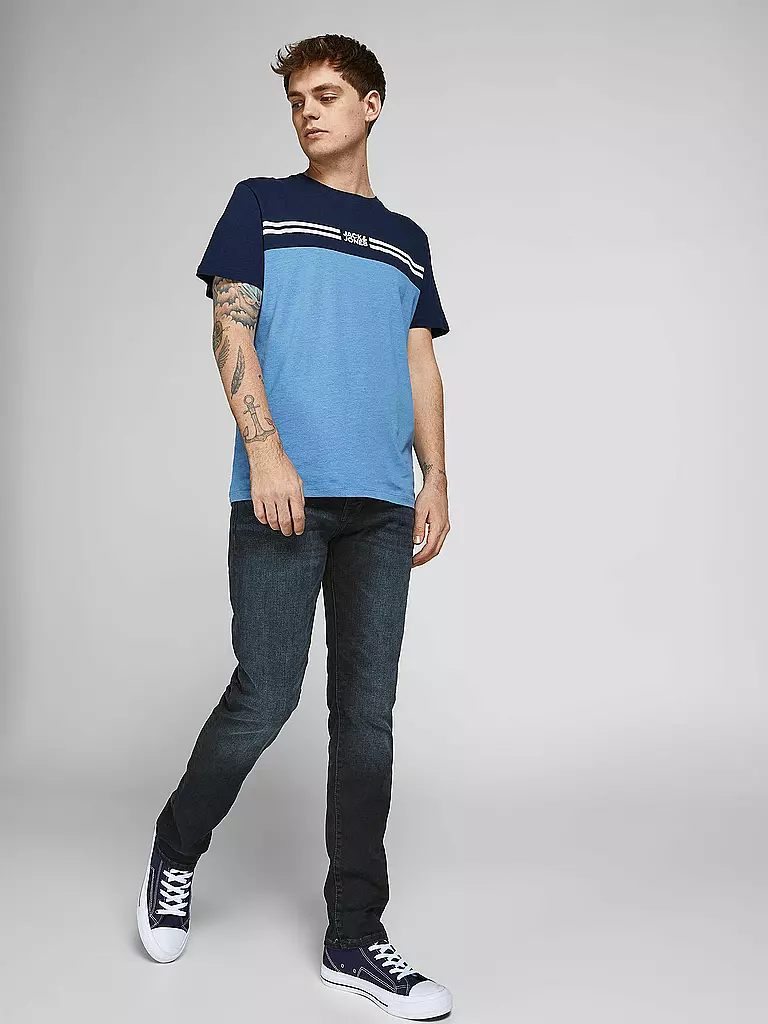 JACK & JONES | Jeans Slim Fit JJIGLENN | blau