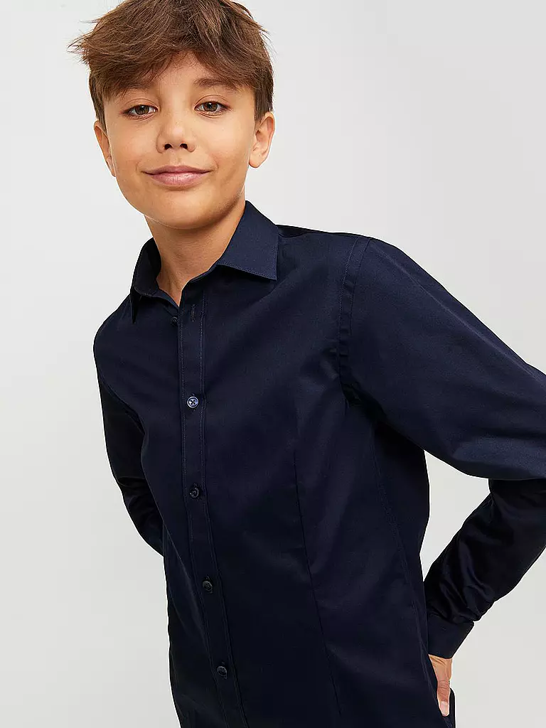 JACK & JONES | Jungen Hemd JJIPARMA | schwarz