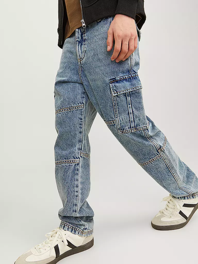 JACK & JONES | Jungen Jeans Relaxed Fit JJICHRIS | blau