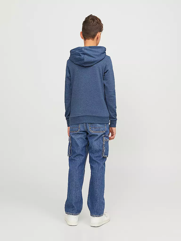 JACK & JONES | Jungen Kapuzensweater - Hoodie JJELOGO | dunkelblau