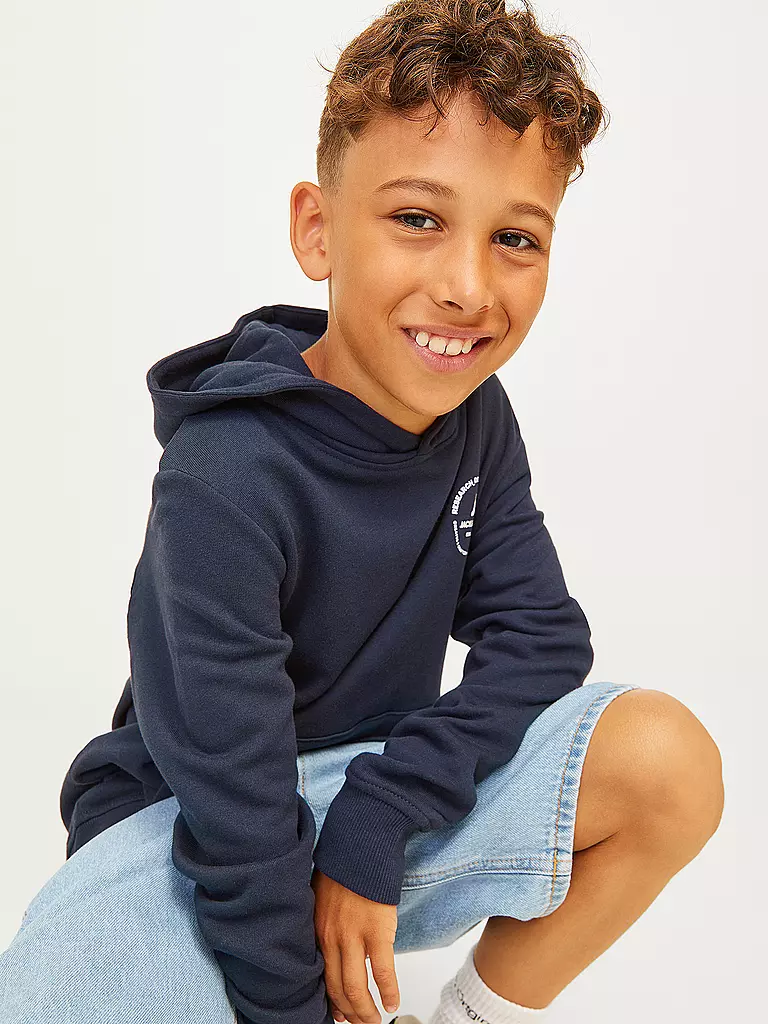 JACK & JONES | Jungen Kapuzensweater - Hoodie JJESWIFT | hellgrau