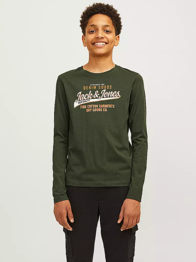 JACK & JONES | Jungen Langarmshirt  JJELOGO | dunkelblau