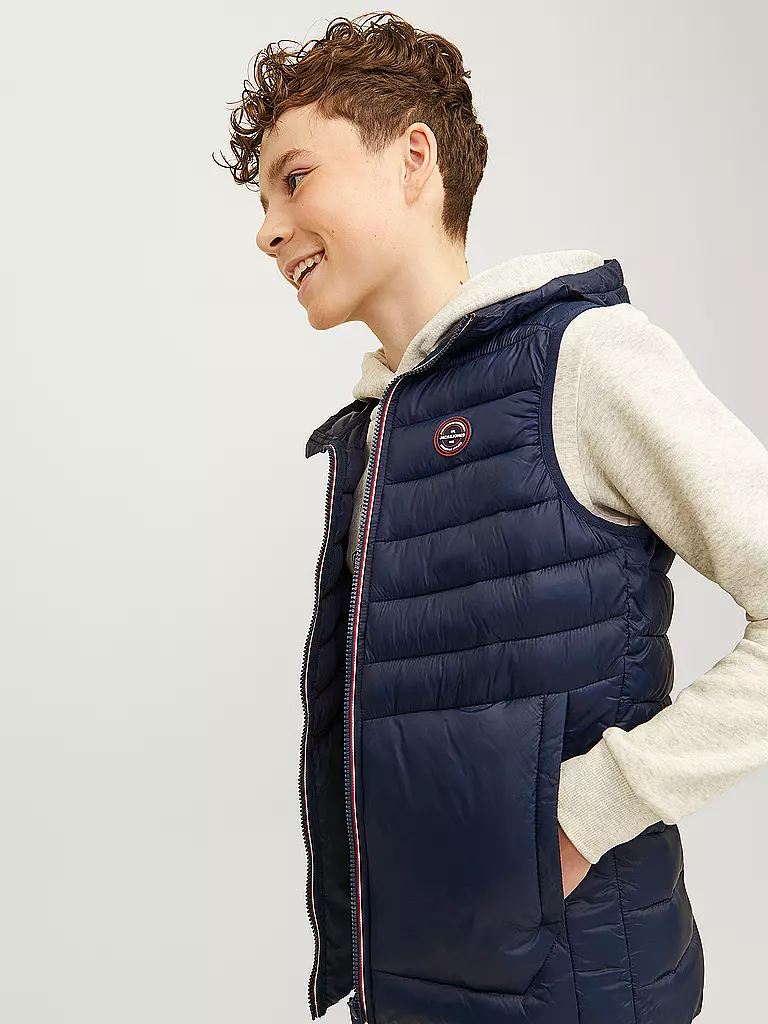 JACK & JONES | Jungen Steppgilet JJESPRINT PUFFER | schwarz