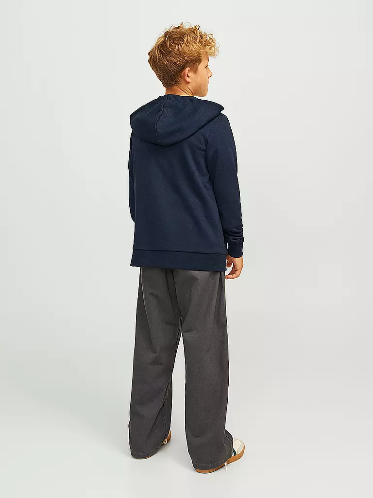 JACK & JONES | Jungen Sweatjacke JJEBRADLEY | dunkelblau