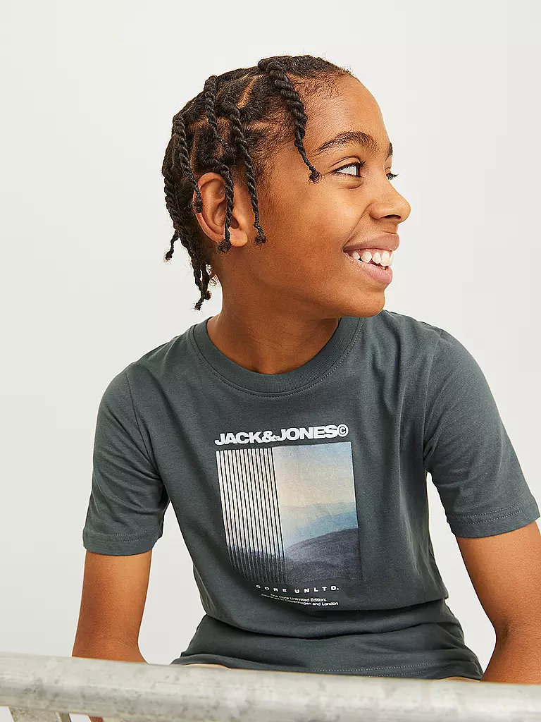 JACK & JONES | Jungen T-Shirt JCOAERO | schwarz