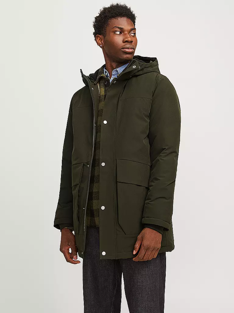 JACK & JONES | Parka JJETREK | schwarz