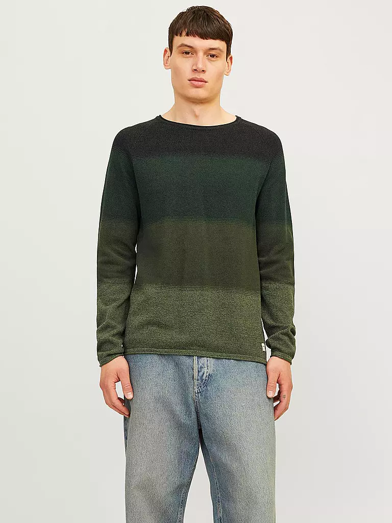 JACK & JONES | Pullover  JJEHILL | dunkelblau