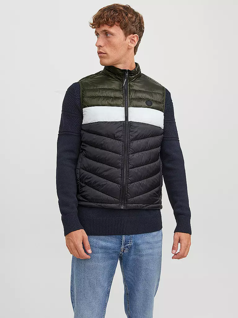 JACK & JONES | Steppgilet JJEHERO | beige