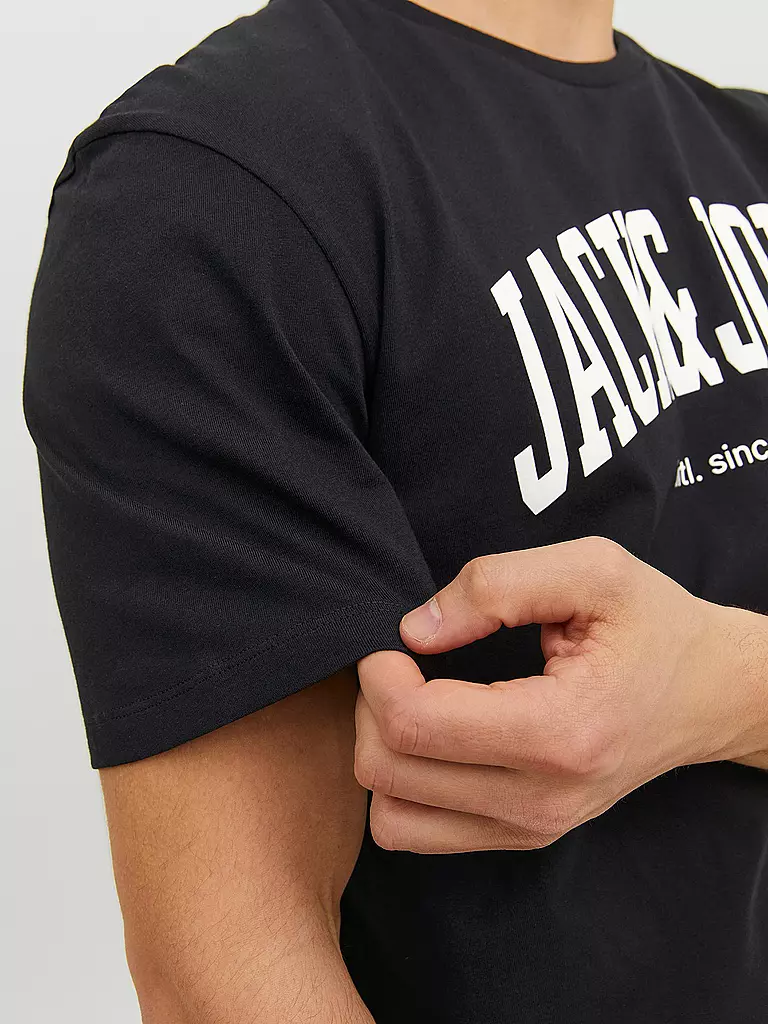 JACK & JONES | T-Shirt  JJEJOSH | dunkelgrün