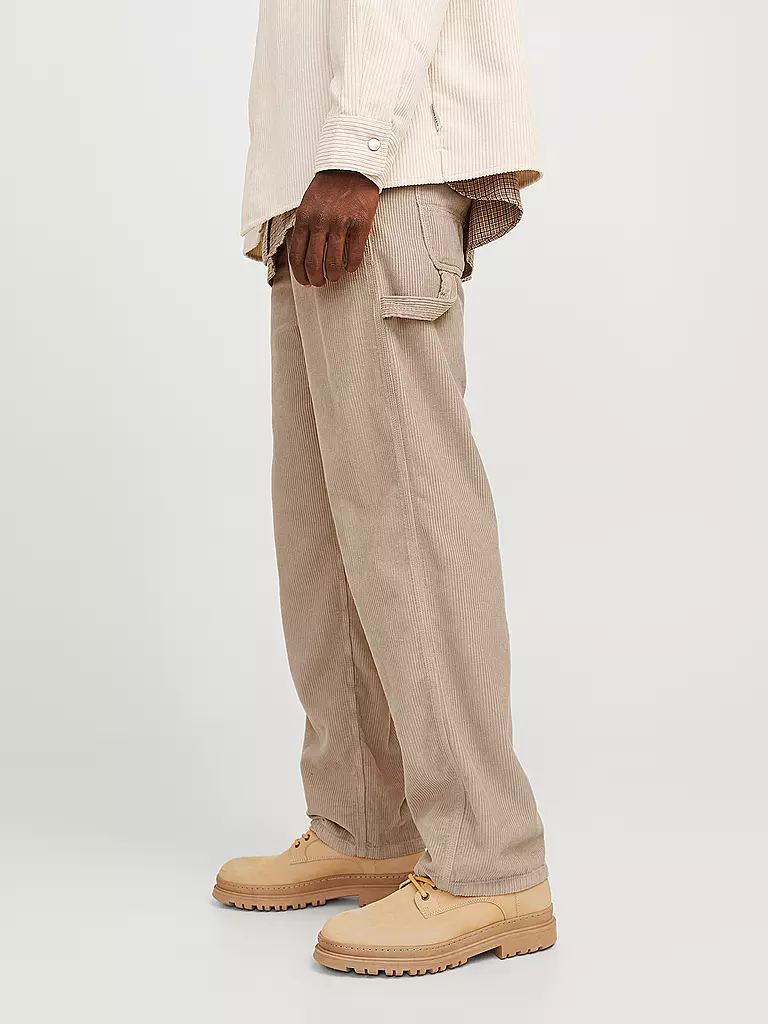 JACK & JONES | Cordhose Flared Fit JJSTEDDIE | beige