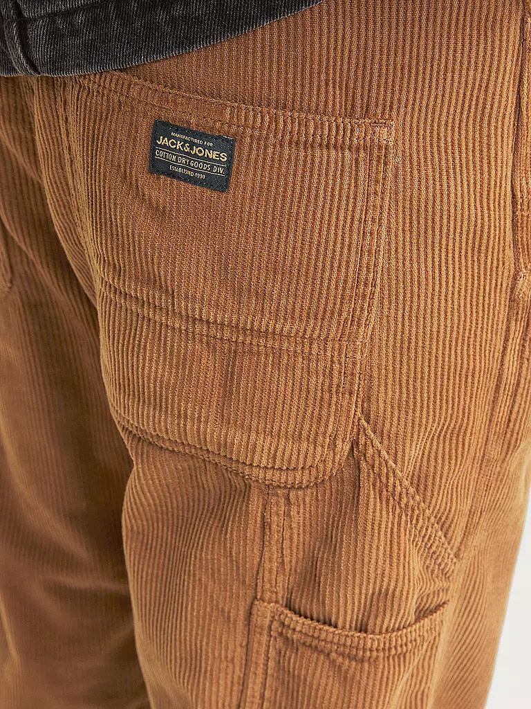 JACK & JONES | Cordhose Flared Fit JJSTEDDIE | braun