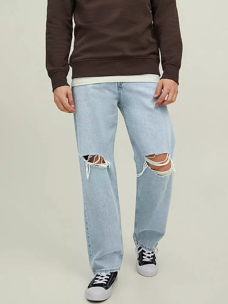 JACK & JONES | Jeans Baggy Fit JJIEDDIE  | hellblau