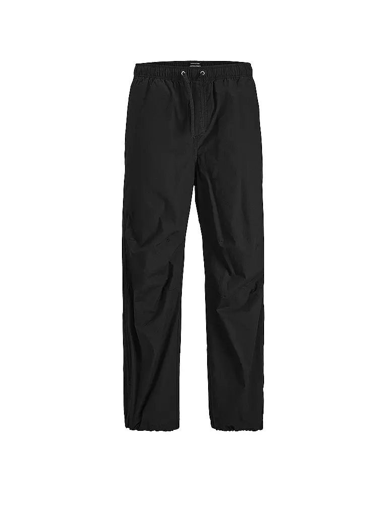 JACK & JONES | Jogginghose JPSTPARACHUTE JJPANT | schwarz