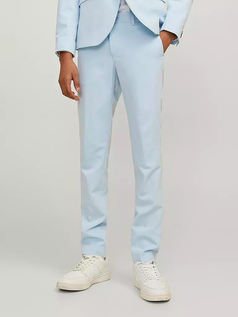 JACK & JONES | Jungen Anzughose JPRSOLAR Slim Fit | hellblau