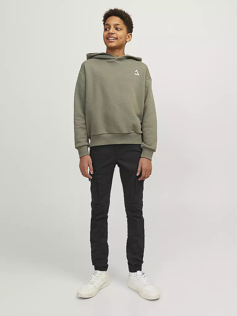 JACK & JONES | Jungen Cargohose " JJIPAUL " | schwarz