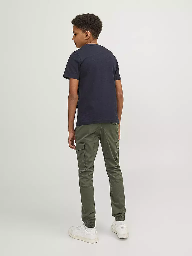 JACK & JONES | Jungen Cargohose JJIPAUL JJFLAKE | olive