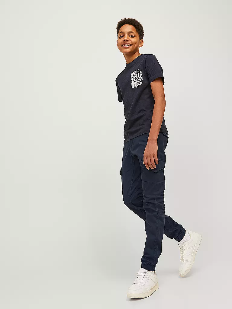 JACK & JONES | Jungen Cargohose Slim Fit JJIPAUL | blau