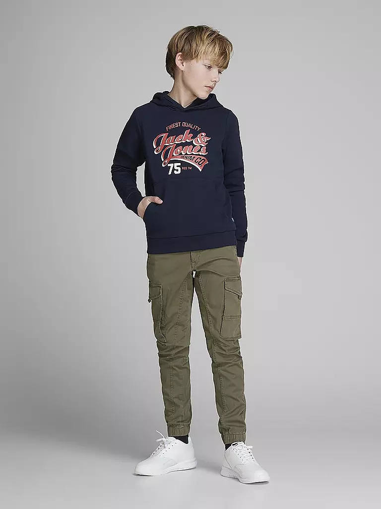 JACK & JONES | Jungen Cargohose Slim Fit JPSTPAUL | olive