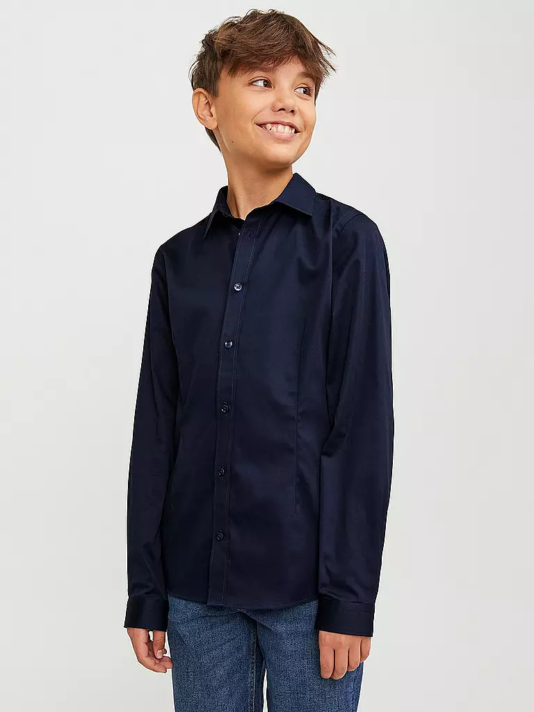 JACK & JONES | Jungen Hemd JJIPARMA | dunkelblau